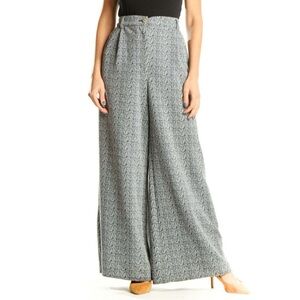 Anthropologie Gray Wide-Leg Pants